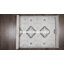 Tapis tribal argenté / noir tissé à la main intérieur / extérieur (5 pi x 8 pi)-86130888