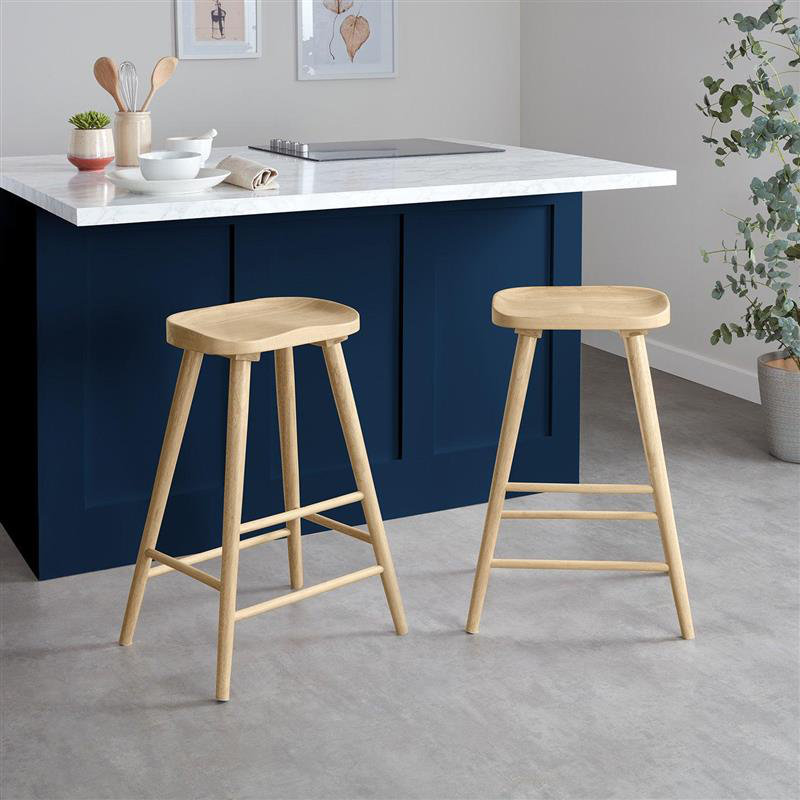 wash Bar Stool, Oak