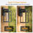 2 Pack Exterior Lighting Fixtures Wall Mount, Black Outdoor Porch Lights For House With Crystal Bubble Glass, 10W LED Modern Outdoor Wall Sconce Lantern For Garage, Patio Wall Light Fixture-1438100594