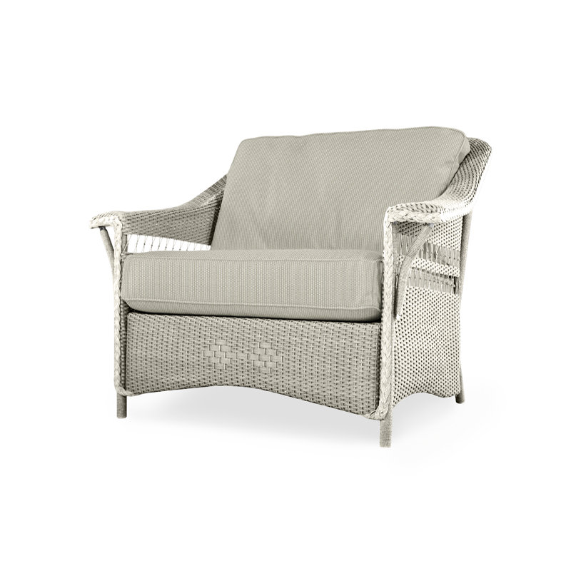 Nantucket Outdoor Lounge Chair, Sandberg Flax, Linen