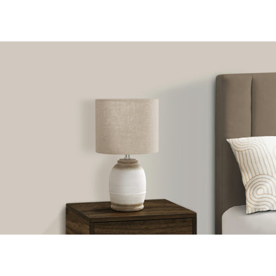 Lighting, 16 po, résine crème, ombre, contemporain