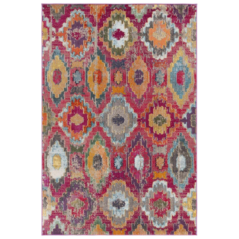 Martucci Geometric Area Rug, Rectangle 201 x 279cm