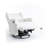 Upholstered Classic Wing Back Manual Handle Swivel Rock Glider Recliner Set of 2-1480243145