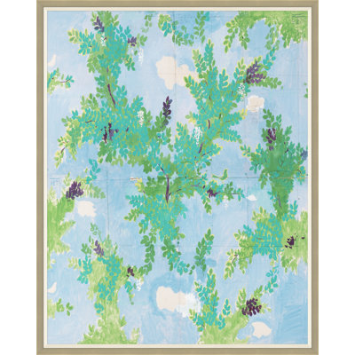 Arbres Et Nuages Print by Paule Marrot