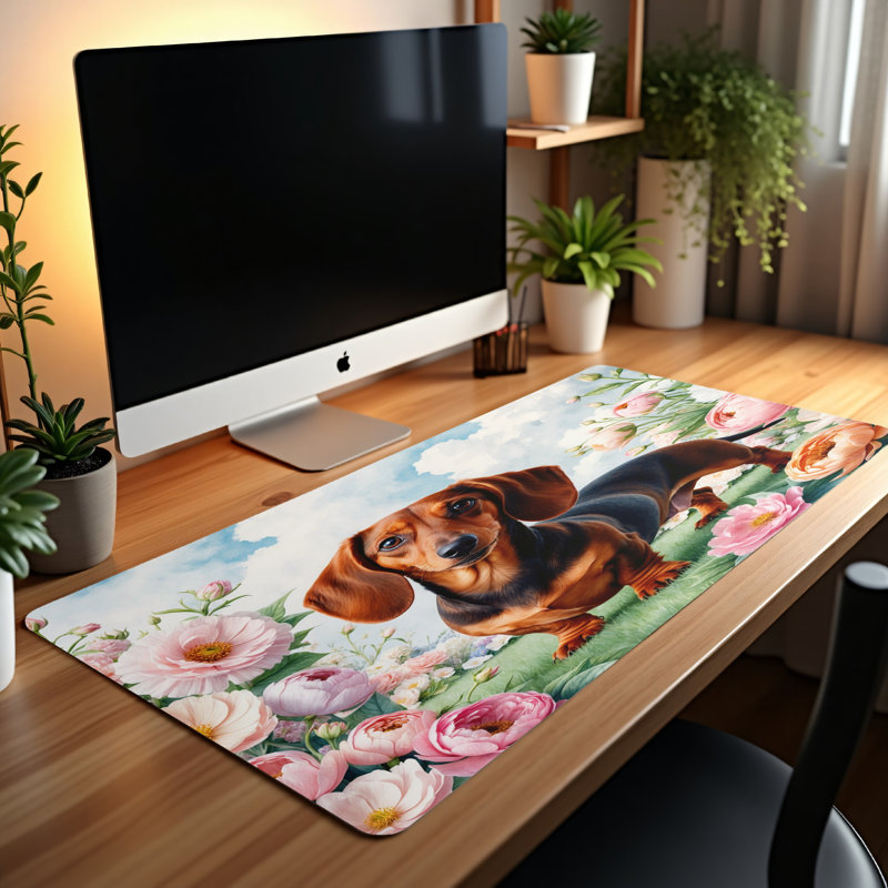 Polyester Desk Pad, 31.5x15.5