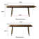 Lempres 62.9'' to 94.4'' Extendable Dining Tables for 6 to 12 -  Wooden rectangular dining table，Walnut