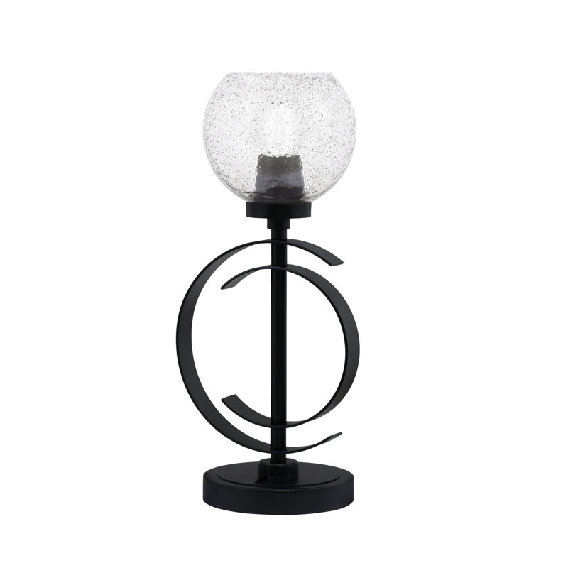 Lampe Artifore, Noir / transparent, Noir mat