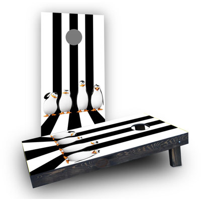 Penguin Lineup Cornhole Game