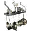 Gourmet Handcrafted Bookshelf Wall Mounted Pot Rack-1542164887