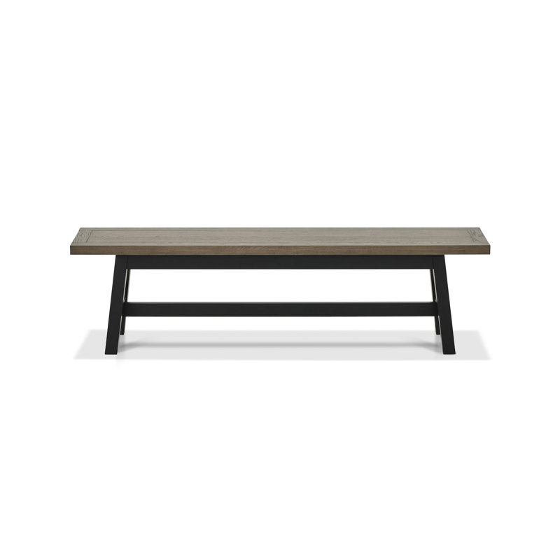 Teele Bench, Weathered Oak, Peppercorn