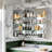 Recessed or Surface Mount Frameless Medicine Cabinet With Mirror and Adjustable Shelves-58846979
