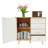 Wooden Storage Cabinet With Drawers And Shelves 31.5In(W)*14.96IN(D)*29.13In(H)