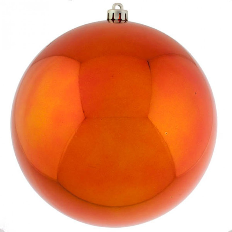 Bauble, 25cm Diameter, Orange