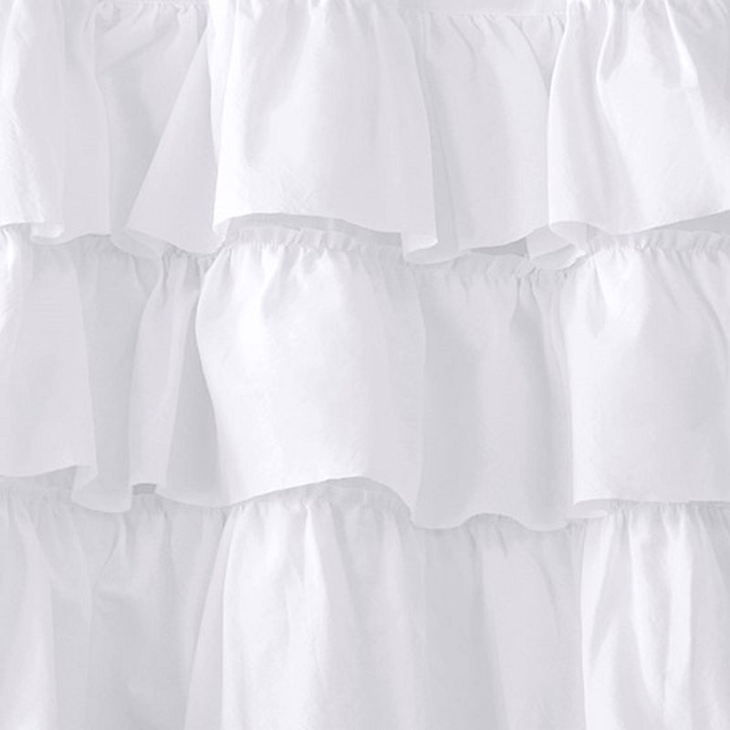 Cotton Oversized Ruffle Valance 50X18"