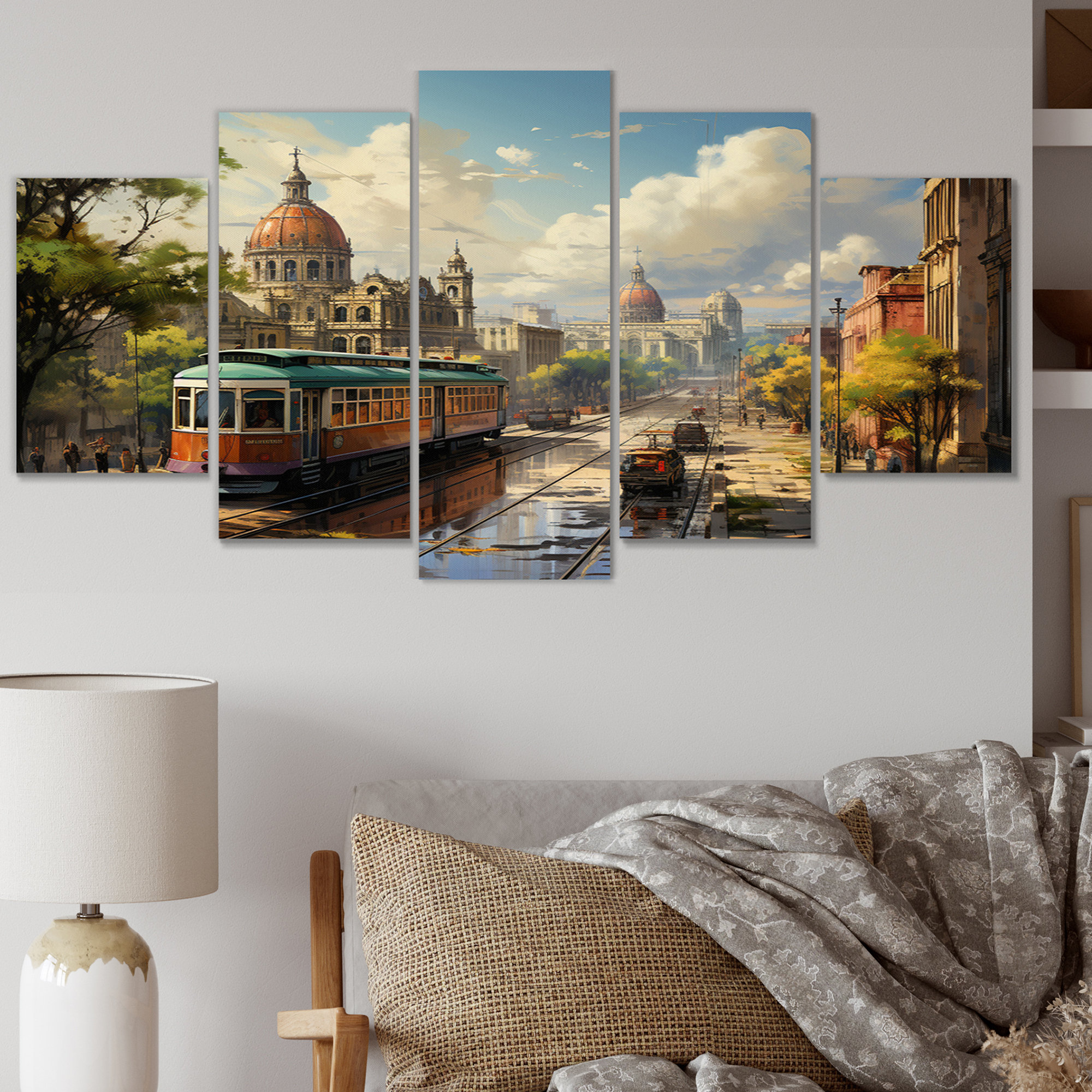 DesignArt Mexico City Vibrant Vistas II Landscape & Nature Wall Decor