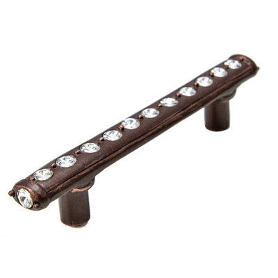 Caché pull with center of Swarovski Aurore Boreale Crystals