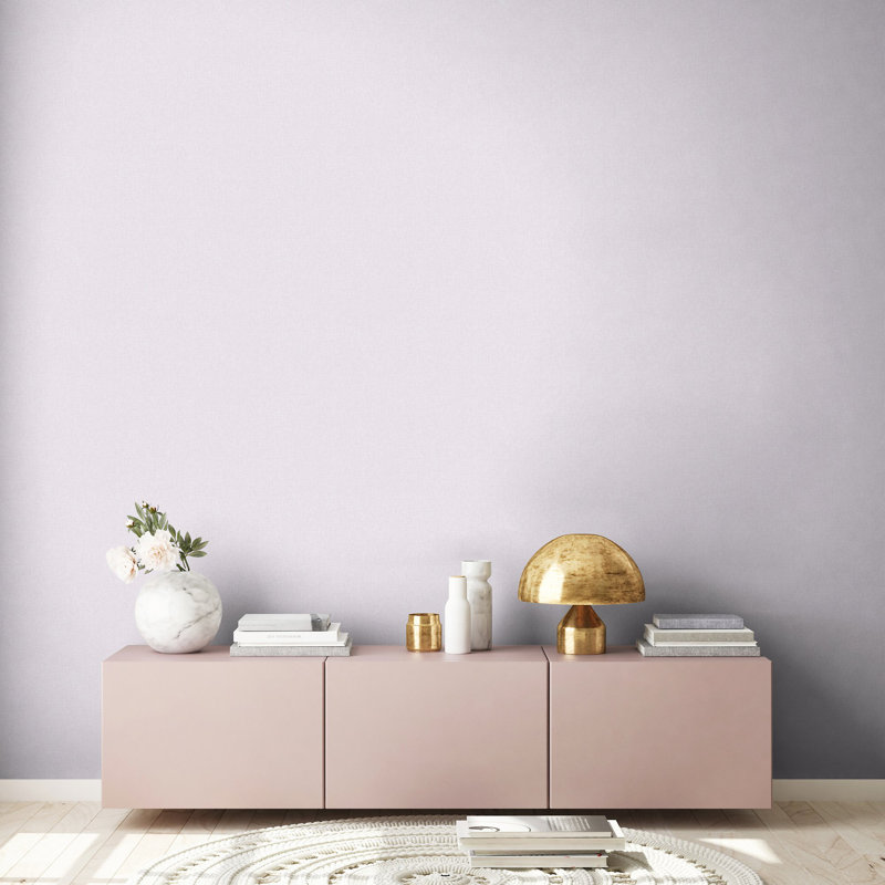 Rahnuma 10.05m x 53cm Matte Double Roll, Pink
