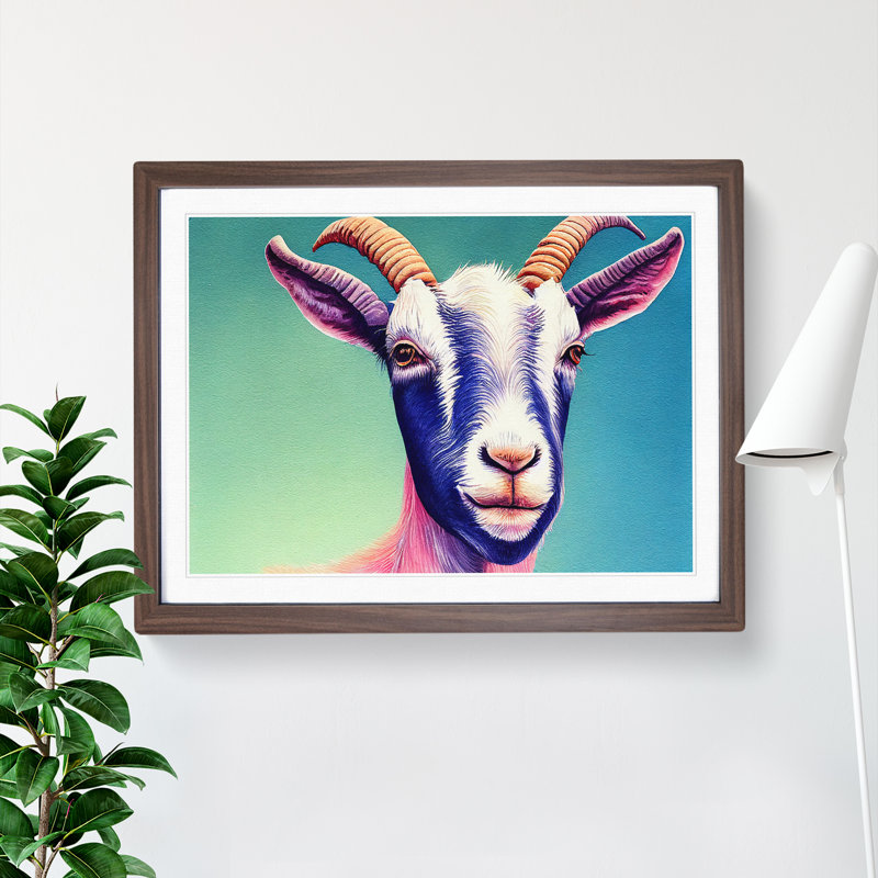 Goat in Colour Vol.1 - Framed Print