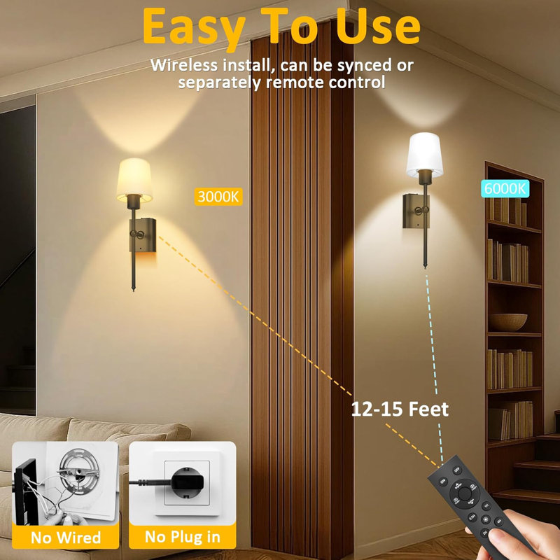 Steel Flush Mounted Sconce