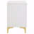 In White 2-Drawer Rectangular Nightstand-769589514