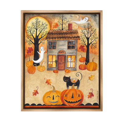 "Fantômes à la nuit d'Halloween" par Bernadette Deming sur toile