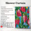 Rideau de douche standard 1 pièce Fruitful Berry Prints-1635460795