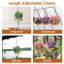 Ensemble de 4 pots à fleurs suspendus minimalistes, 9,64 po de diamètre