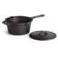 Casserole en fonte avec couvercle