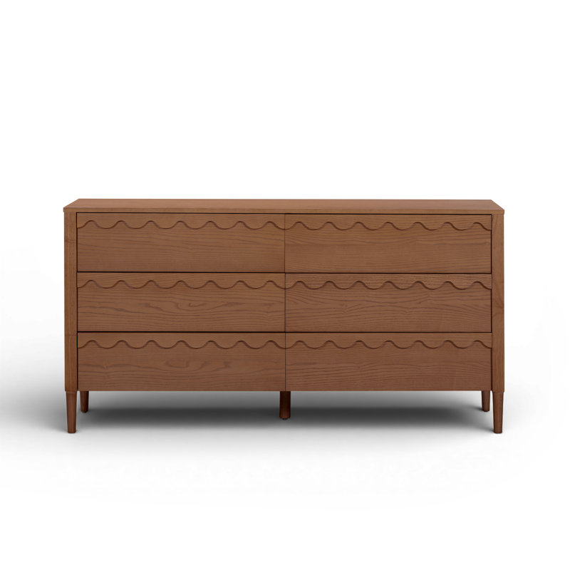 Commode 6 tiroirs Oodle, Brown