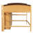 Full Size Loft Bed with Storage-9030116