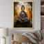 «Black and Gold Yogic Meditation - Yoga», impressions d'art mural-97203071-97203072