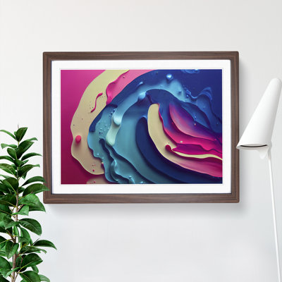 Idyllic Modern Abstract - Single Picture Frame Print