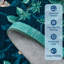 Tapis lavable à motif botanique tropical-130612256-130665603
