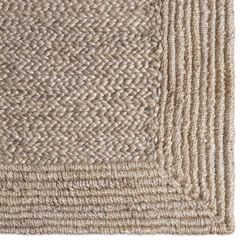 Naturals Tobago Ivory/Brown Area Rug, Rectangle 8' x 10'