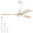 48" Nicola 3 - Blade Modern Ceiling Fan with Remote Control and Light Kit-89200475