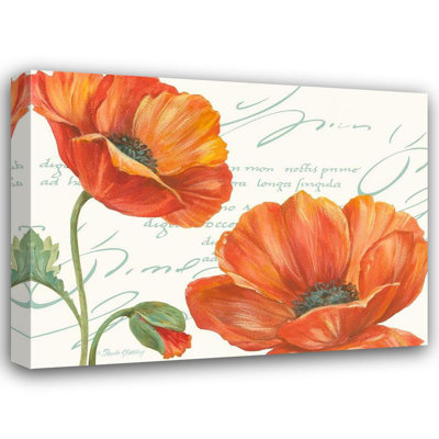 Ophelia & Co. Gladding, Pamela, reproduction d'art sur toile tendue: Orange Poppies I