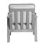Chaise de patio avec coussins Sunbrella Trento