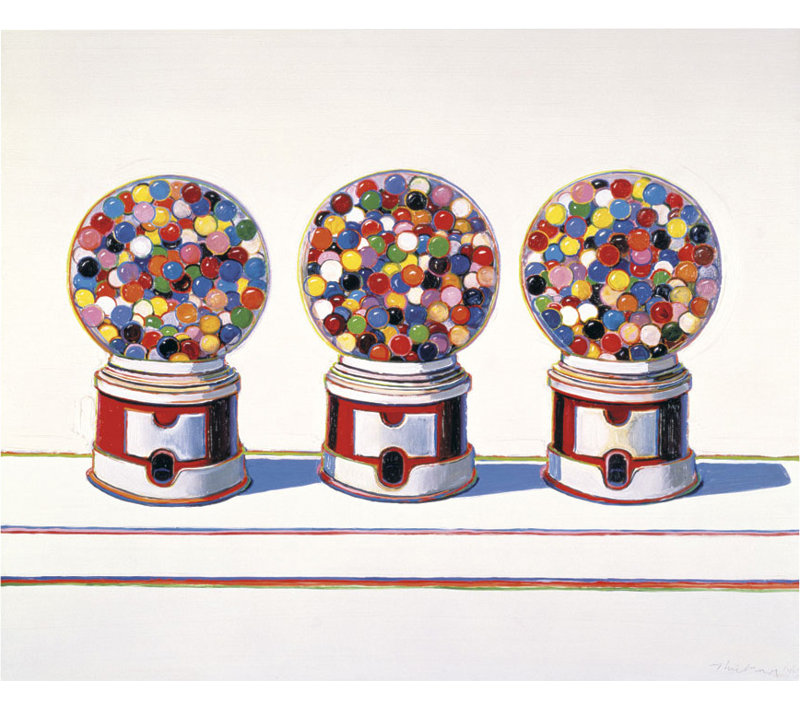 « trois machines », impression sur papier