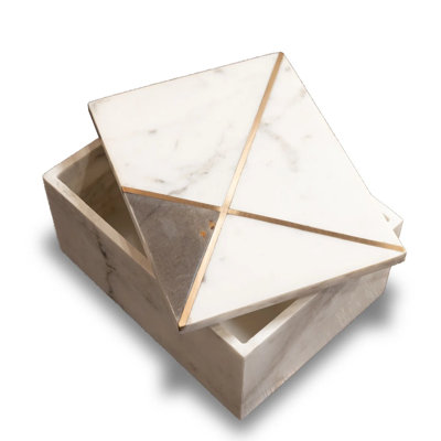 Olivia Handmade Marble Decorative Box
