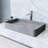 Basilica Gothic 23" L x 14" W x 4" H Gray Handmade Rectangular Vessel Bathroom Sink