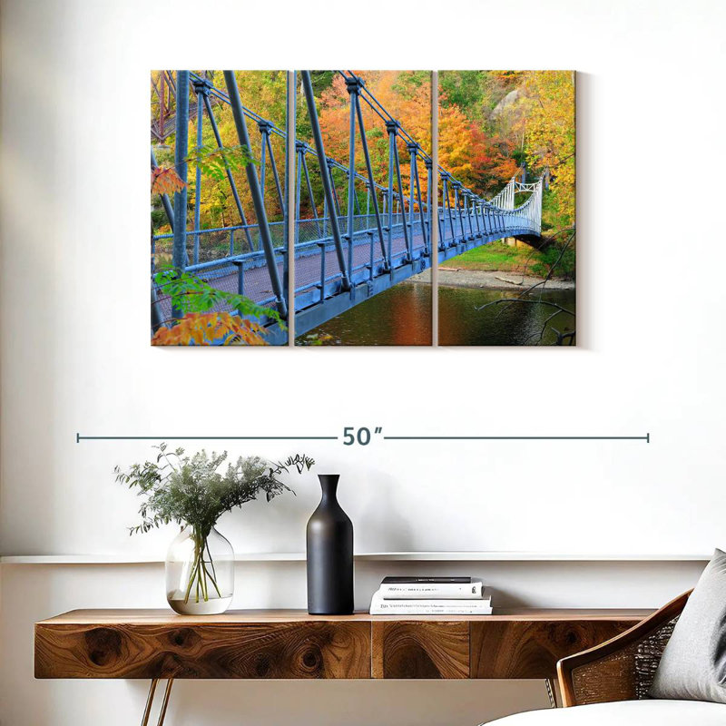Blue Bear Mountain Bridge, 24" H x 38" W
