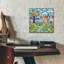  «Quilt Style Scene 1» par Rey Klimt, art mural en verre acrylique, 12 po x 12 po