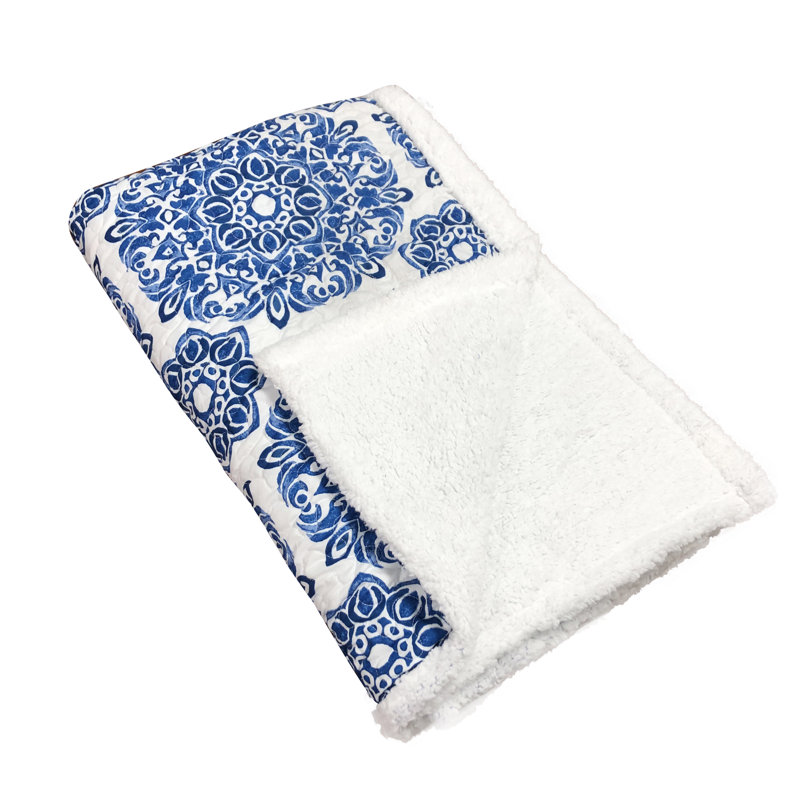 Austin Plain Weave / Muslin Throw Blanket, Briar Blue