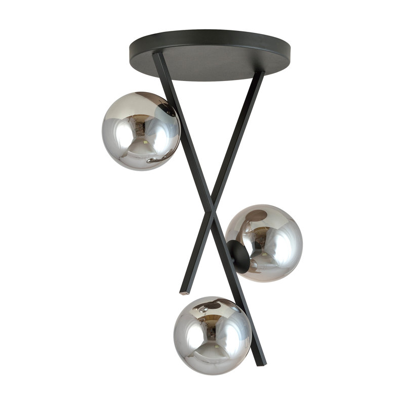 Adrial 3 - Light Unique/Statement Chandelier, Graphite