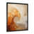 Impression noire sur toile encadrée sélectionné