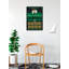 NBA Boston Celtics - Champion 24 - 22,37 x 34 pouces - Affiche encadrée en bois d'ingénierie avec verre plexi