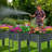 Sharik Galvanized Raised Garden Bed With Legs, Large Metal Elevated Raised Planter Box With Drainage Holes-210273952