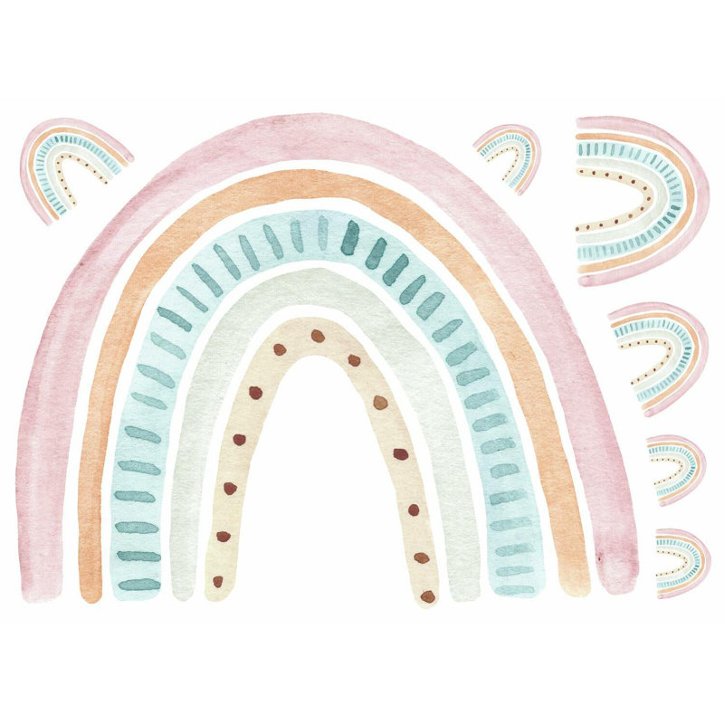 Abstract Non-Wall Damaging Wall Decal