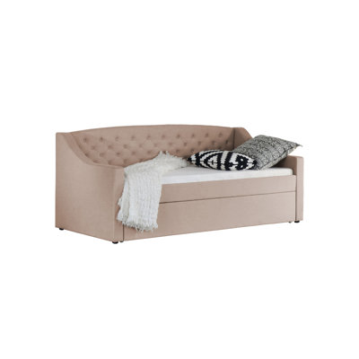 Upholstered Daybed with Trundle