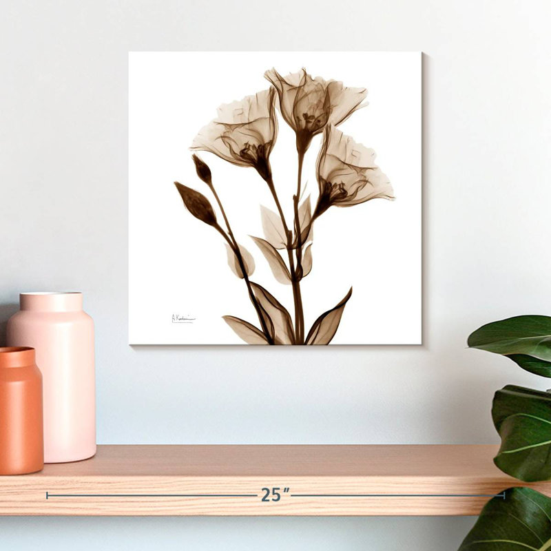 Harnek Gentian In Sienna, 16" H x 16" W